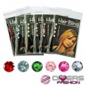 Hair Bling - Cristales Swarovski Reutilizables - Conjunto de 4 - 5 mm