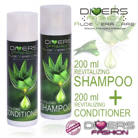 Kit Aloe Vera Care - Champú y Acondicionador para Extensiones - DiversFashion