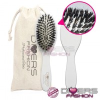 Cepillo profesional especial para extensiones con cerdas de jabalí
