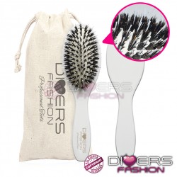 Cepillo profesional especial para extensiones con cerdas de jabalí