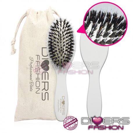 Cepillo profesional especial para extensiones con cerdas de jabalí Cepillo profesional especial para extensiones con cerdas de jabalí