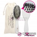 Cepillo profesional especial para extensiones con cerdas de jabalí