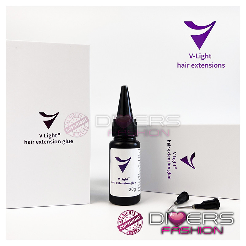 V-Light Glue: Pegamento Líquido para Extensiones de Cabello con Fijación Superior V-Light Glue: Pegamento Líquido para Extensiones de Cabello con Fijación Superior