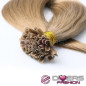 Extensiones de queratina 25 unidades 100% cabello humano hindú