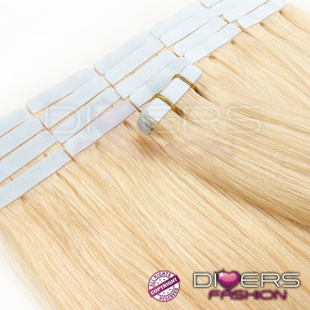 Extensiones Adhesivas TAPE 20 bandas 100% cabello humano indio liso