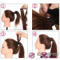 Coleta - Cola de Caballo Ponytail 100% Cabello Humano hindú – Aplicación Rápida Coleta - Cola de Caballo Ponytail 100% Cabello Humano hindú – Aplicación Rápida