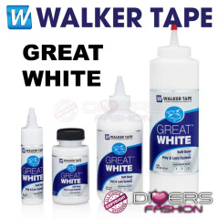 Pegamento Capilar Great White: Base de Agua Fijación Fuerte Prótesis | Walker Tape