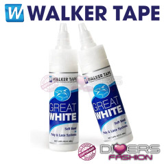 Pegamento Capilar Great White: Base de Agua Fijación Fuerte Prótesis | Walker Tape