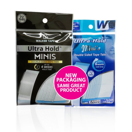 72 Mini's Ultra Hold Cinta Adhesiva para Sistemas Capilares: Fijación Extra Fuerte y Duradera | Walker Tape