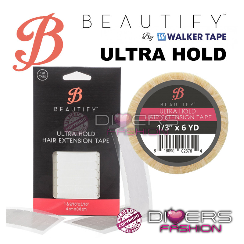 Ultra Hold Cinta Adhesiva para Extensiones de Cabello Walker Beautify - Máxima Fijación y Conforto