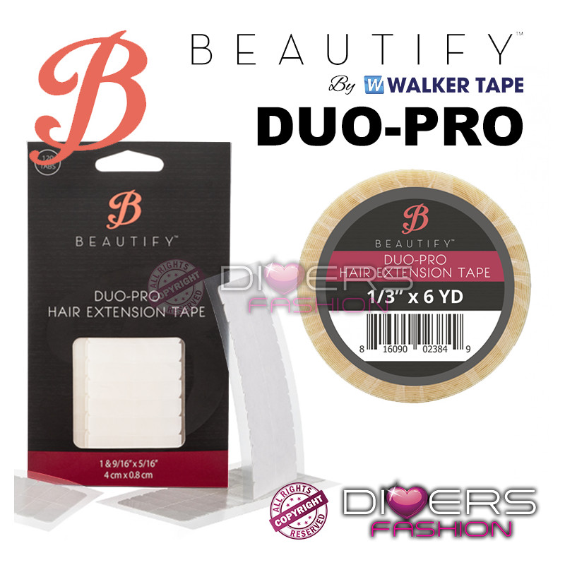 Duo-Pro Cinta Adhesiva para Extensiones de Cabello Walker Beautify - Innovación y Adherencia