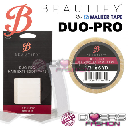 Duo-Pro Cinta Adhesiva para Extensiones de Cabello Walker Beautify - Innovación y Adherencia