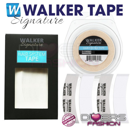 Cinta Adhesiva Signature para Prótesis Capilares: Fina y poderosa, 6,5 mm de espesor | Walker Tape