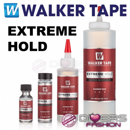 Pegamento Capilar Extreme Hold: Base de silicona, fijación extrema, prótesis | Walker Tape