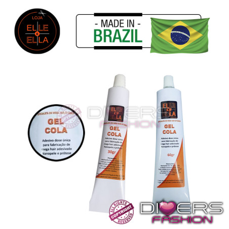 Gel adhesivo para fabricación de Extensiones Mega Hair / Prótesis capilares - Ele e Ela Studios