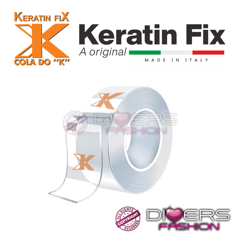 Cinta de silicona para coser Extensiones Mega Hair - Cola do K Keratin Fix