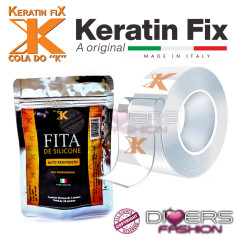 Cinta de silicona para coser Extensiones Mega Hair - Cola do K Keratin Fix