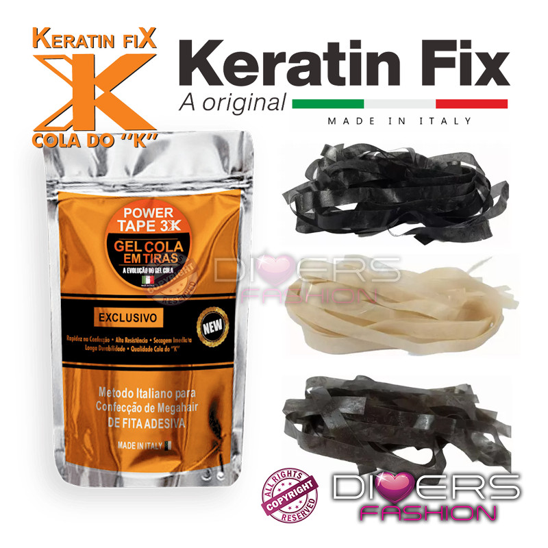 PowerTape 3K - Gel Adhesivo en Tiras para Extensiones Mega Hair - Cola do K Micropiel Siliconada PowerTape 3K - Gel Adhesivo en Tiras para Extensiones Mega Hair - Cola do K Micropiel Siliconada