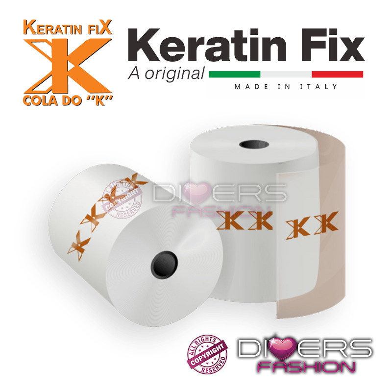 Papel Adhesivo Antiadherente para Confección de Extensiones Mega Hair - Cola do K Keratin Fix Papel Adhesivo Antiadherente para Confección de Extensiones Mega Hair - Cola do K Keratin Fix
