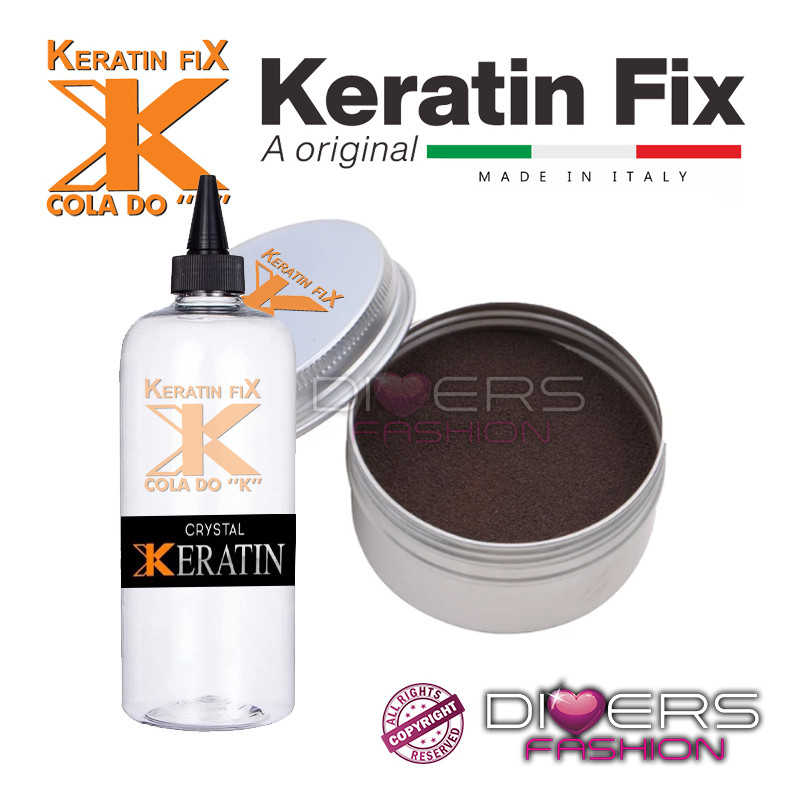 Queratina en Polvo Crystal Keratin Italiana - Cola do K Keratin Fix 60g
