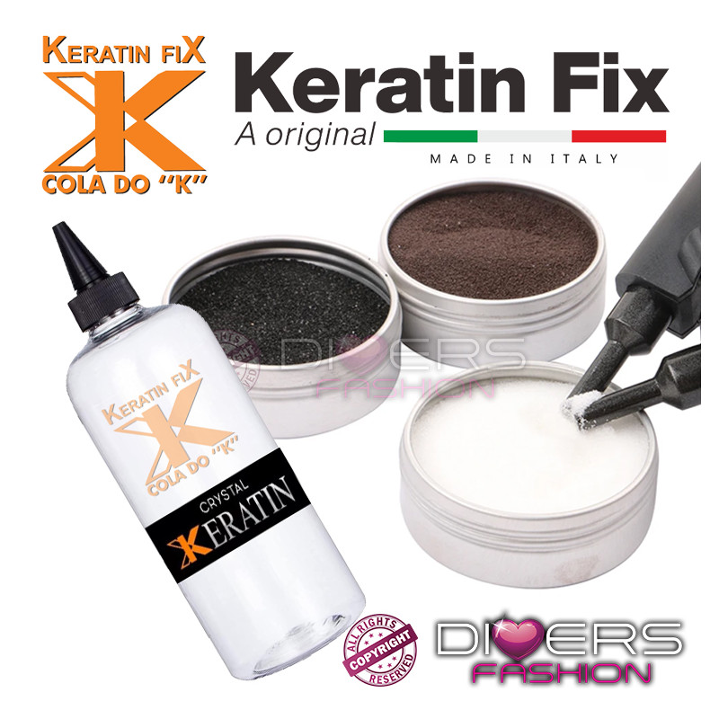 Queratina en Polvo Crystal Keratin Italiana - Cola do K Keratin Fix 110g