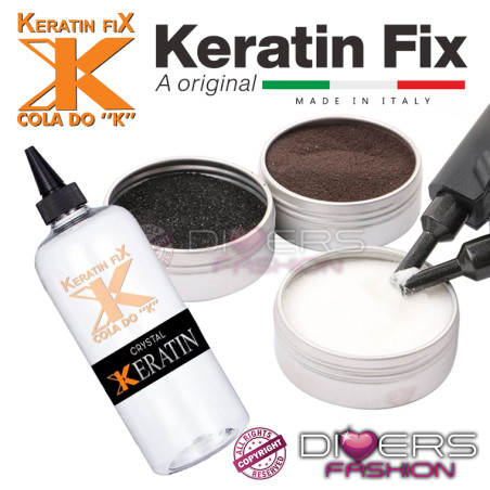 Queratina en Polvo Crystal Keratin Italiana - Cola do K Keratin Fix 110g