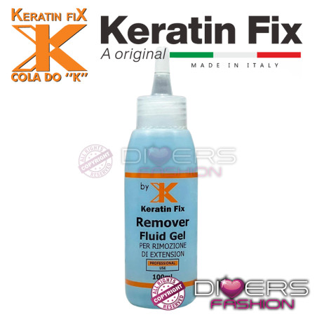 Removedor de Extensiones de Cabello en Gel: Removedor do K - Cola do K Keratin Fix 100ml