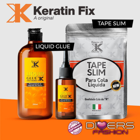 Adhesivo Líquido 250ml - Para Uso Con TapeSlim - Cola do K Keratin Fix