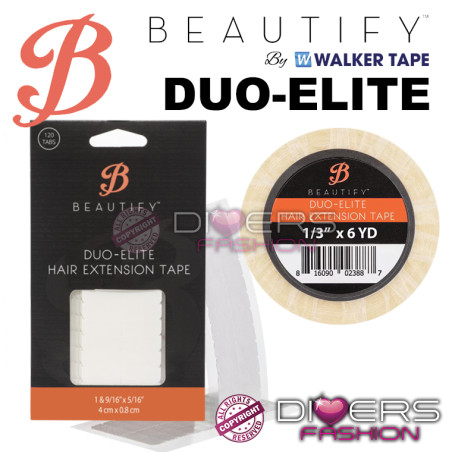 Duo-Elite Cinta Adhesiva Para Extensiones de Cabello Walker Beautify - Fijación Fuerte y Duradera