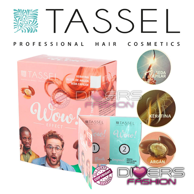 Wow Effect Tassel – Explosión Reparadora con Queratina, Proteínas de Seda y Aceite de Argán Wow Effect Tassel – Explosión Reparadora con Queratina, Proteínas de Seda y Aceite de Argán