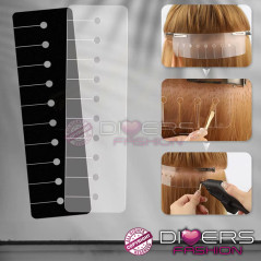Protector de Mechones para Extensiones con Queratina – 5 Unidades | 10 Orificios | 14x4 cm