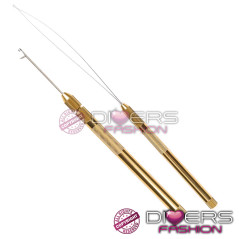 Aguja 4 en 1 Profesional para Extensiones Capilares – Micro Anillas, grapa y Loop