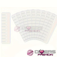 Protector de Mechones para Extensiones con Queratina – 5 Unidades | 10 Orificios | 14x4 cm