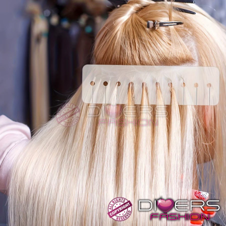 Protector de Mechones para Extensiones con Queratina – 5 Unidades | 10 Orificios | 14x4 cm