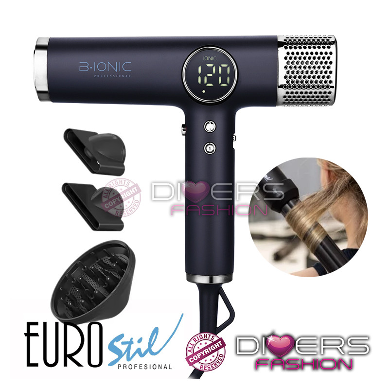 Secador de Pelo Profesional Eurostil Bionic – Motor Sin Escobillas | Ligero, Potente & Iónico Secador de Pelo Profesional Eurostil Bionic – Motor Sin Escobillas | Ligero, Potente & Iónico