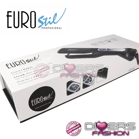 Plancha de Vapor Eurostil Professional – Steam Hair Straightener | Alisado Rápido y Duradero