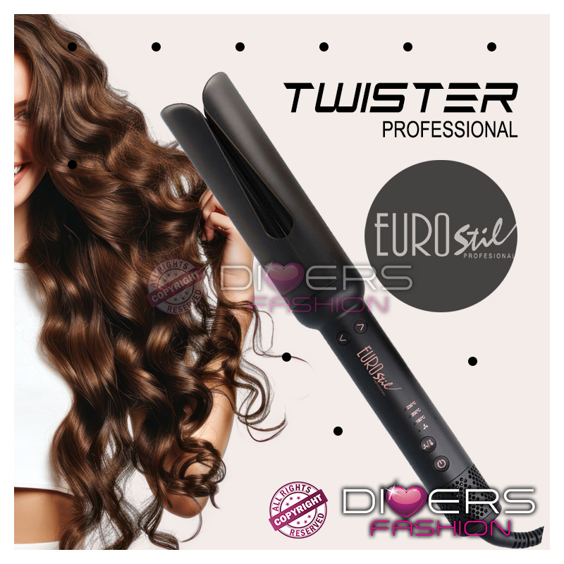 Eurostil Twister – Moldeador Automático de Rizos | Cerámica, Aire Frío & Cable 360º