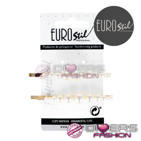 Horquillas con Perlas – Barra Fina Graduada (2 Unidades) | Joyería para Peinados de Boda & Fiesta