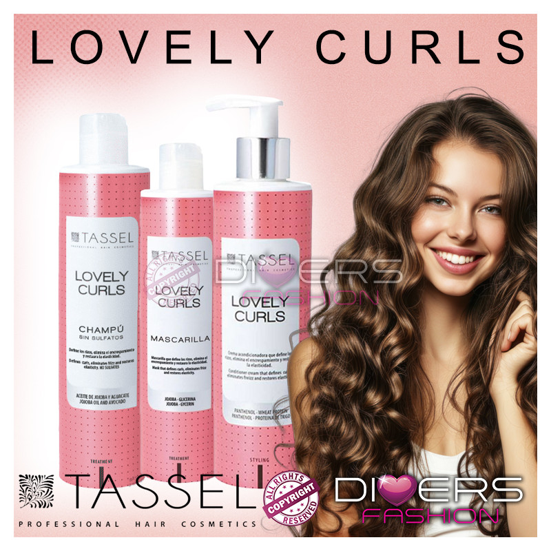 Gama Lovely Curls – Rizos definidos, hidratados y sin frizz | Champú, Mascarilla & Acondicionador Gama Lovely Curls – Rizos definidos, hidratados y sin frizz | Champú, Mascarilla & Acondicionador