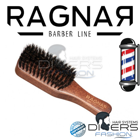 Cepillo de Barba Profesional Apolo de Madera – Barber Line | Cerdas Naturales & Nylon