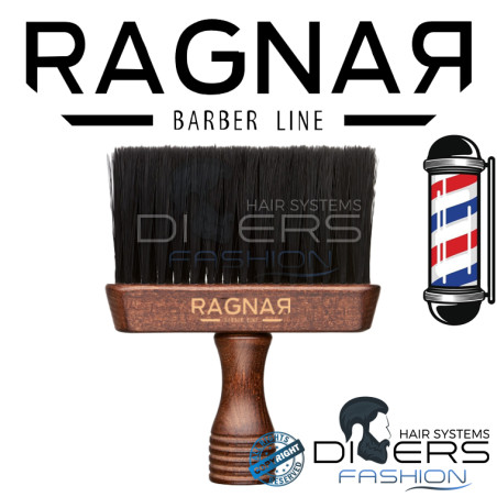 Cepillo de Cuello Tritón de Madera – Barber Line Ragnar | Limpieza Rápida & Suave