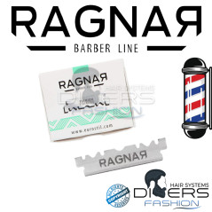 Cuchillas de Afeitar Ragnar Platinum – Media Hoja Profesional de Acero Inoxidable | Caja 100 un.