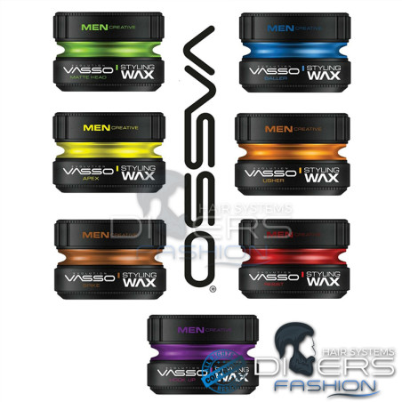 Cera de Peinado Efecto Mate 150ml – VASSO Styling Wax Matte Head | Fijación Fuerte & Natural