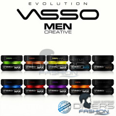 Cera de Peinado Efecto Mate 150ml – VASSO Styling Wax Matte Head | Fijación Fuerte & Natural gama