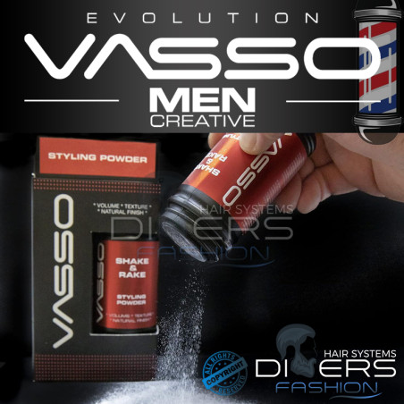 Cera en Polvo 20g – Volumen & Textura con Acabado Natural | VASSO Hair Styling Powder Shake & Rake