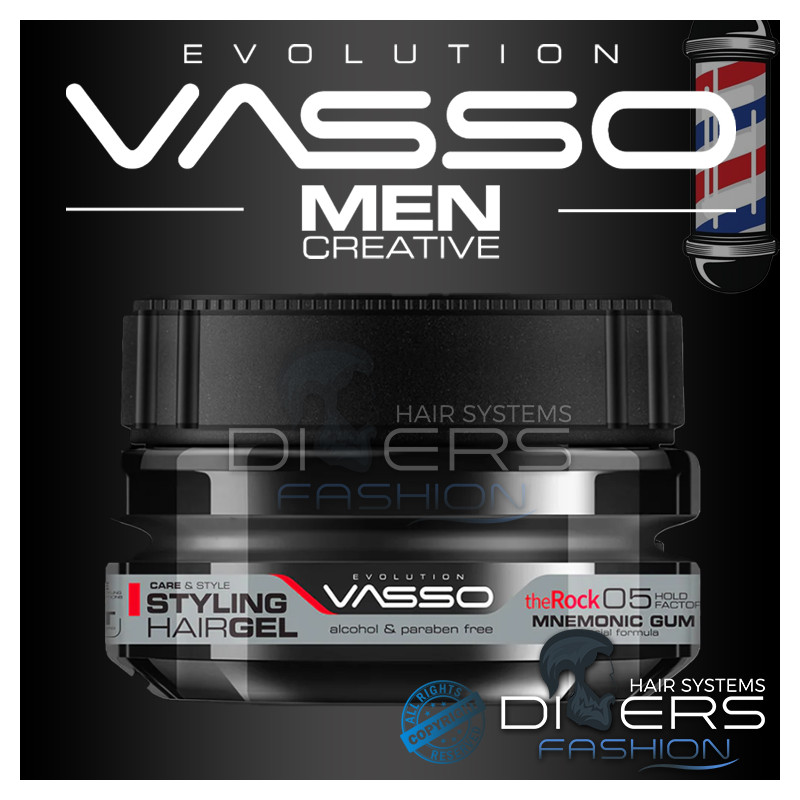 Gel Capilar Efecto Memoria 250ml – VASSO Mnemonic Styling Gum The Rock Gel Capilar Efecto Memoria 250ml – VASSO Mnemonic Styling Gum The Rock