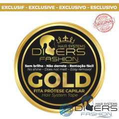 Cinta Adhesiva GOLD Original D.F.H.S: Fijación fuerte y remoción sin removedor para prótesis capilares
